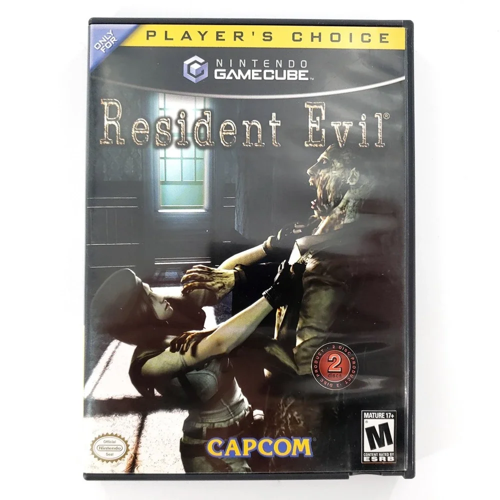 Resident Evil (Nintendo GameCube, 2002) Complete Excellent Discs Tested & Works